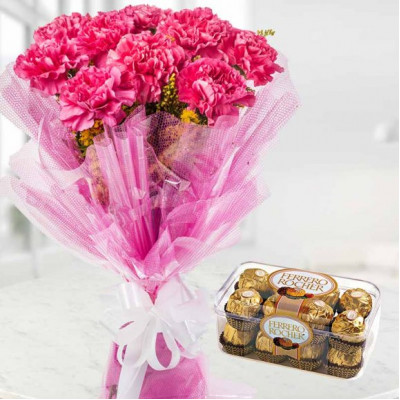 Absolute Delight – Ferrero Rocher & Carnations