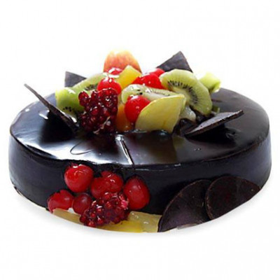 Fruitilicious Chocolate Cake