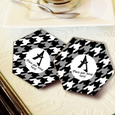 Personalized Letter Coasters