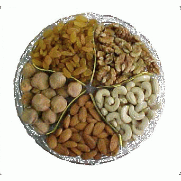 Assorted dry fruits with kaju katli sweets