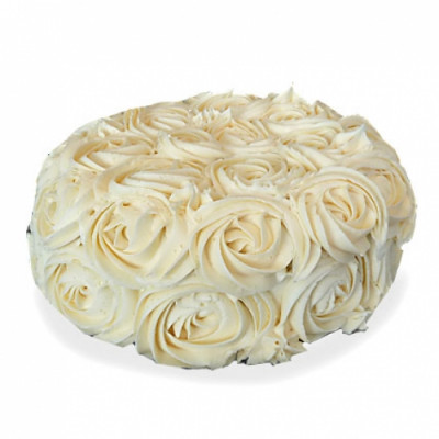 White Rose Cake