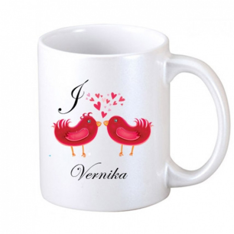 Two Loving Birds Coffee Mug